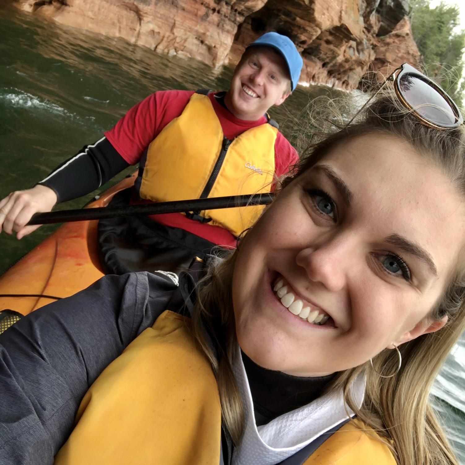 Kayaking in Apostle islands!