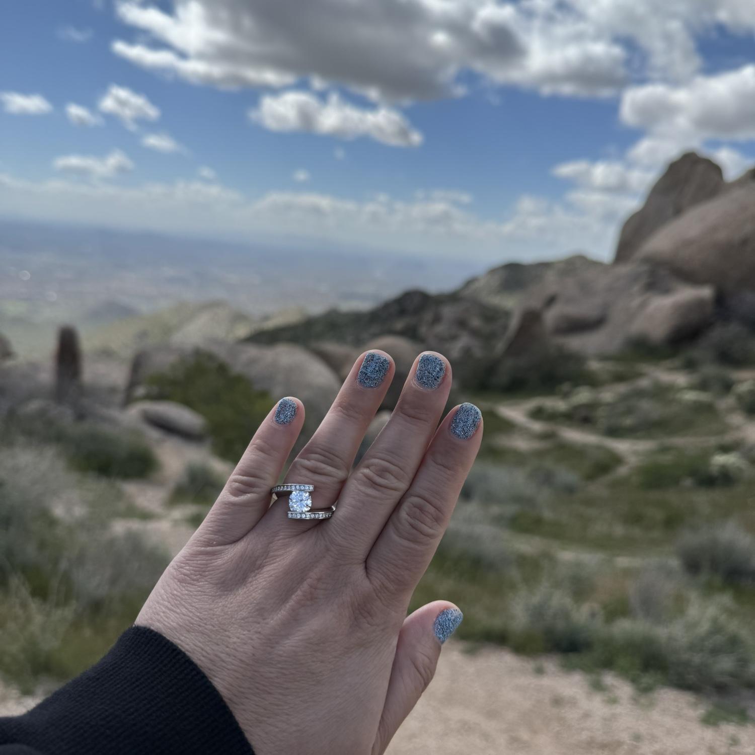 The ring Paul gave me as a "loaner" ring. I was told I couldn't keep it ... because I was going to go design my own.