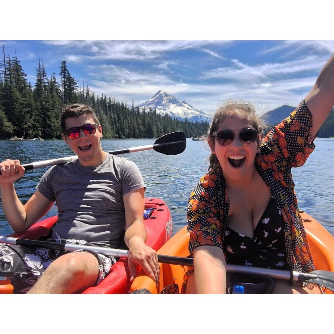 Kayaking at Lost Lake - we got horribly, horribly lost trying to find this lake. It lived up to it's name.