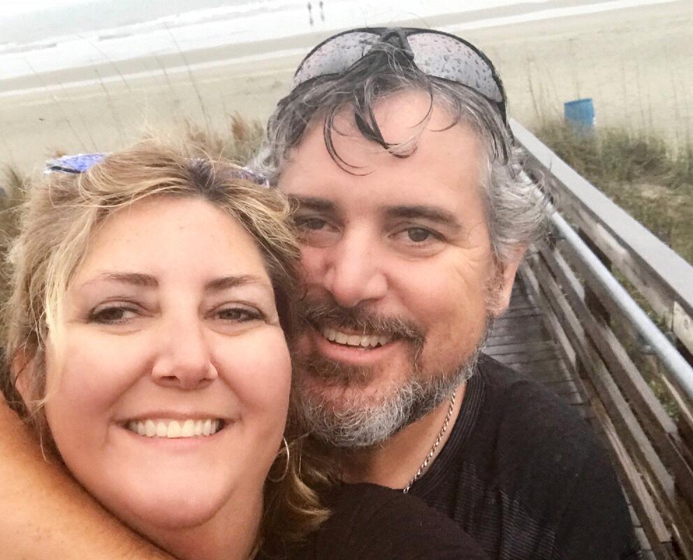 Even the rain can't dampen our happiness.