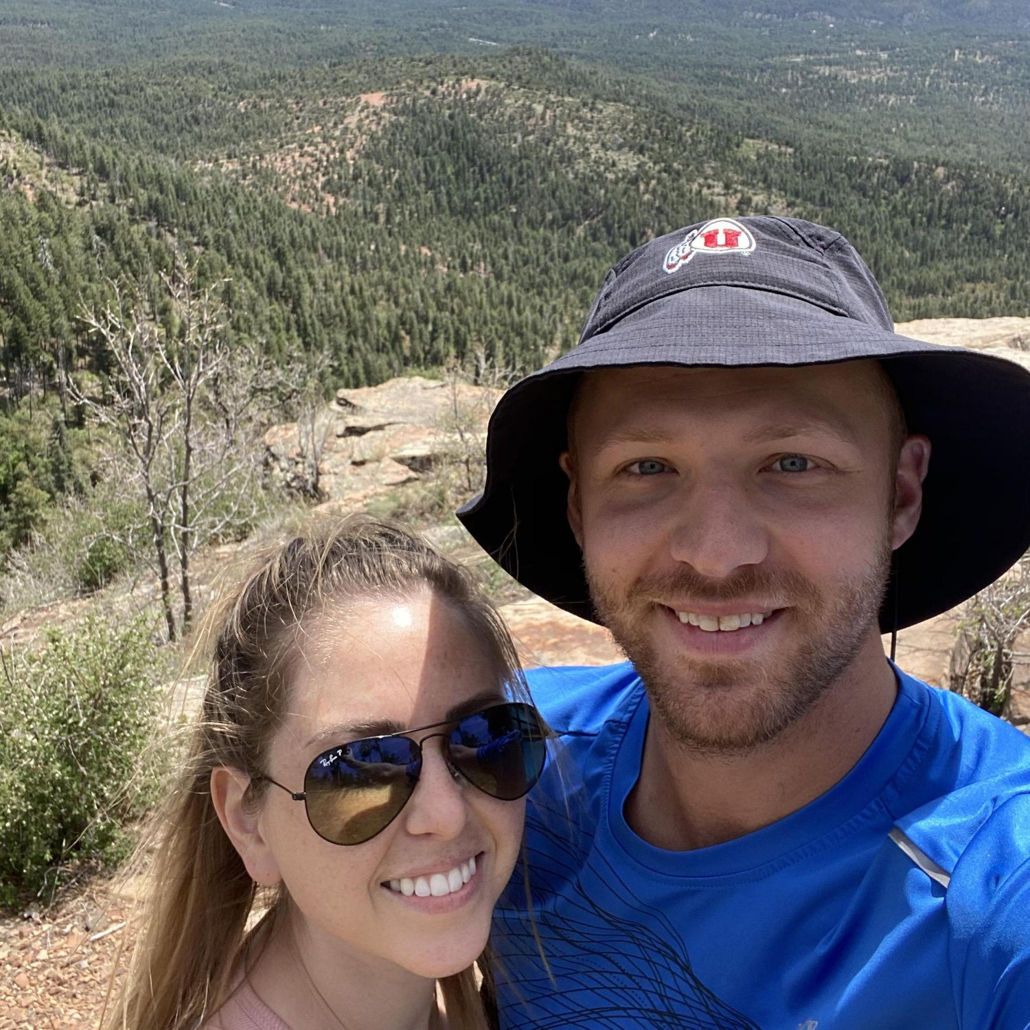 Camping at the Mogollon Rim in Arizona
