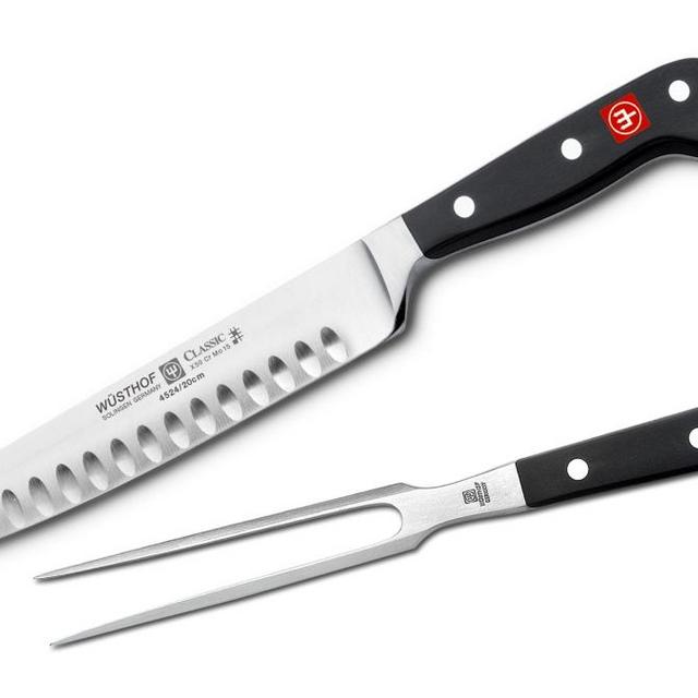 Wusthof Classic 2 Piece Hollow Edge Carving Set