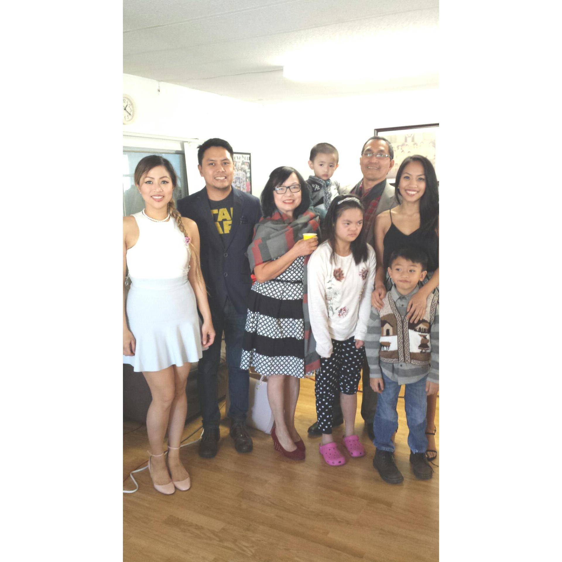 Family with Antoine and Aesun
