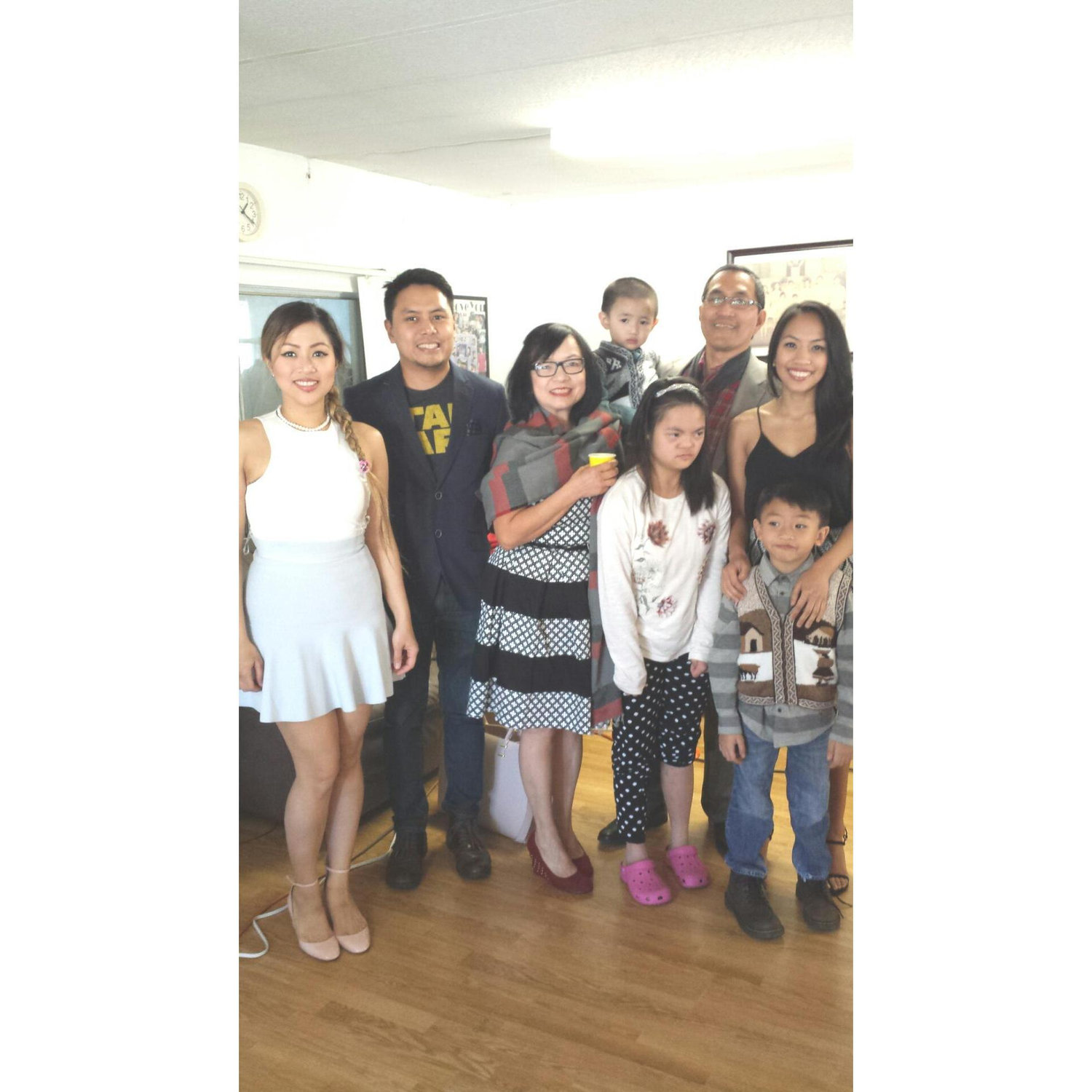 Family with Antoine and Aesun