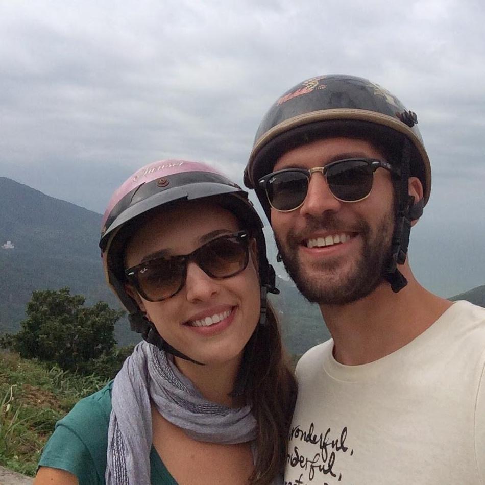 Vietnam, 2015. Just a couple of panda helmets moto-ing around the countryside.