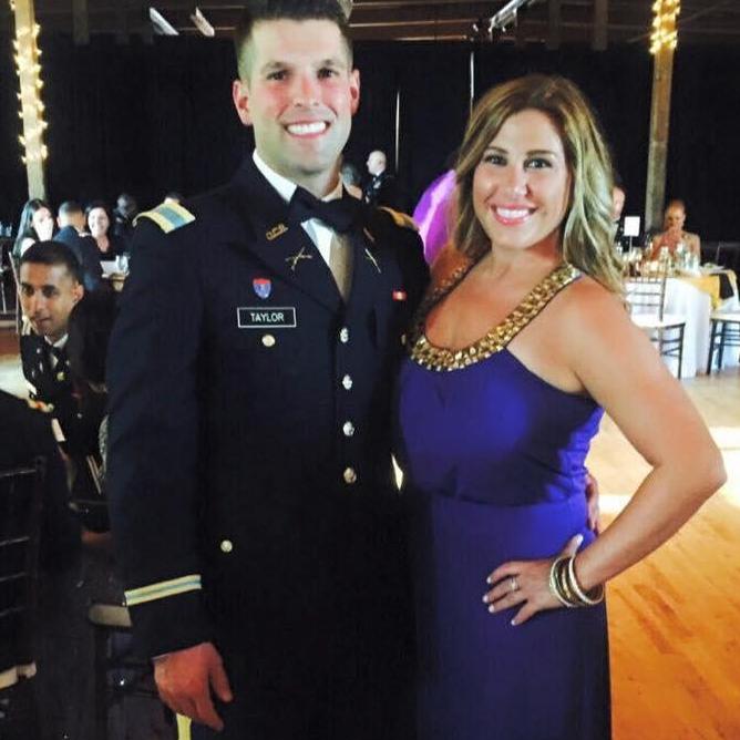 Our first military ball at Fort Benning, GA