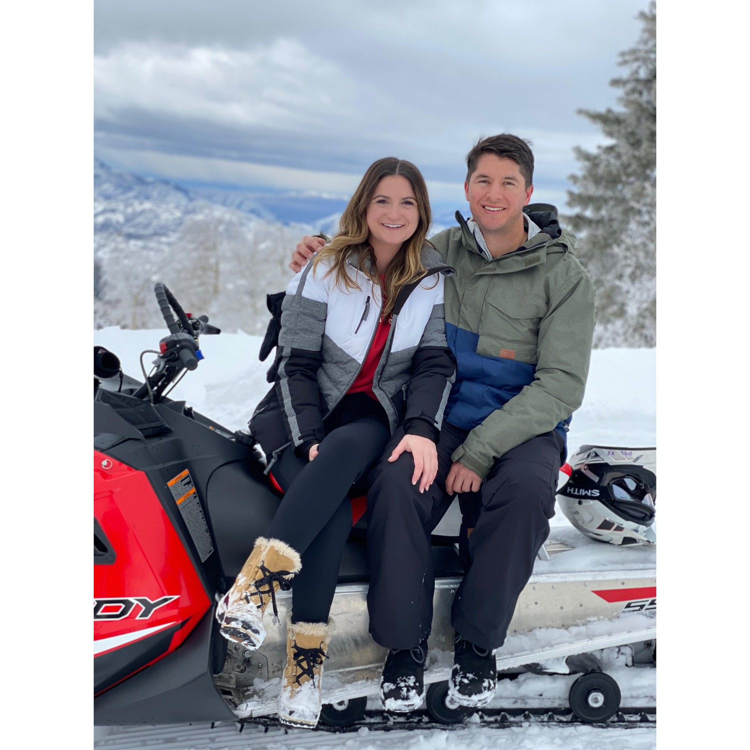 Snowmobiling in Park City, UT - March, 2020