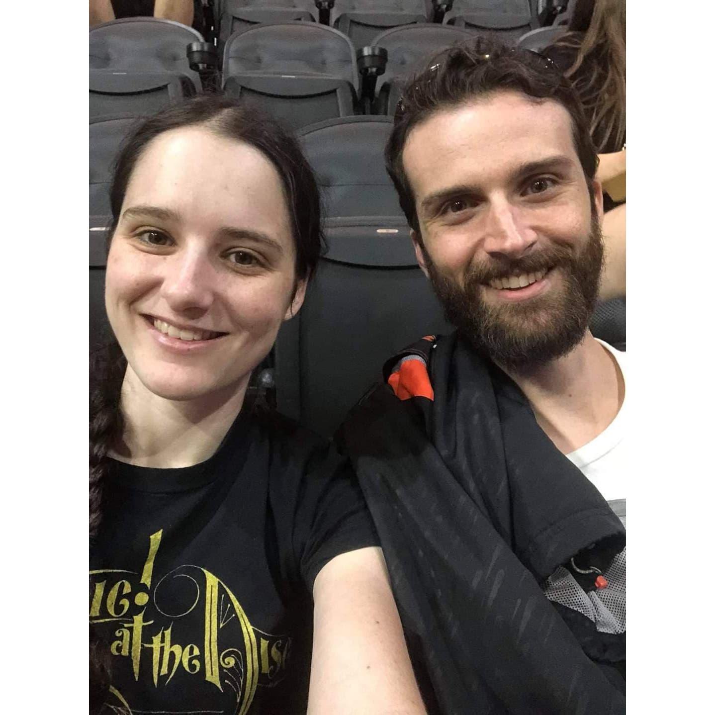 Our first concert together.