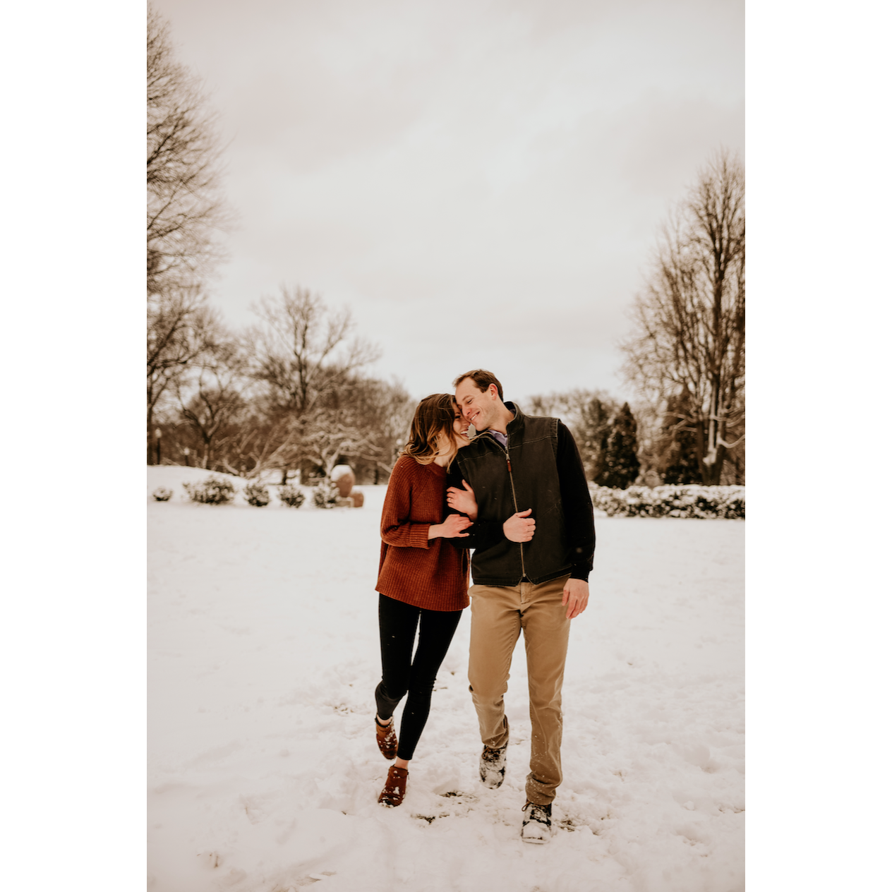 Engagement photos in February! We got the snow we had been praying for!