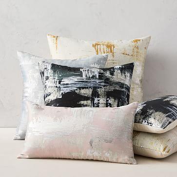 Painterly Brocade Pillow Covers