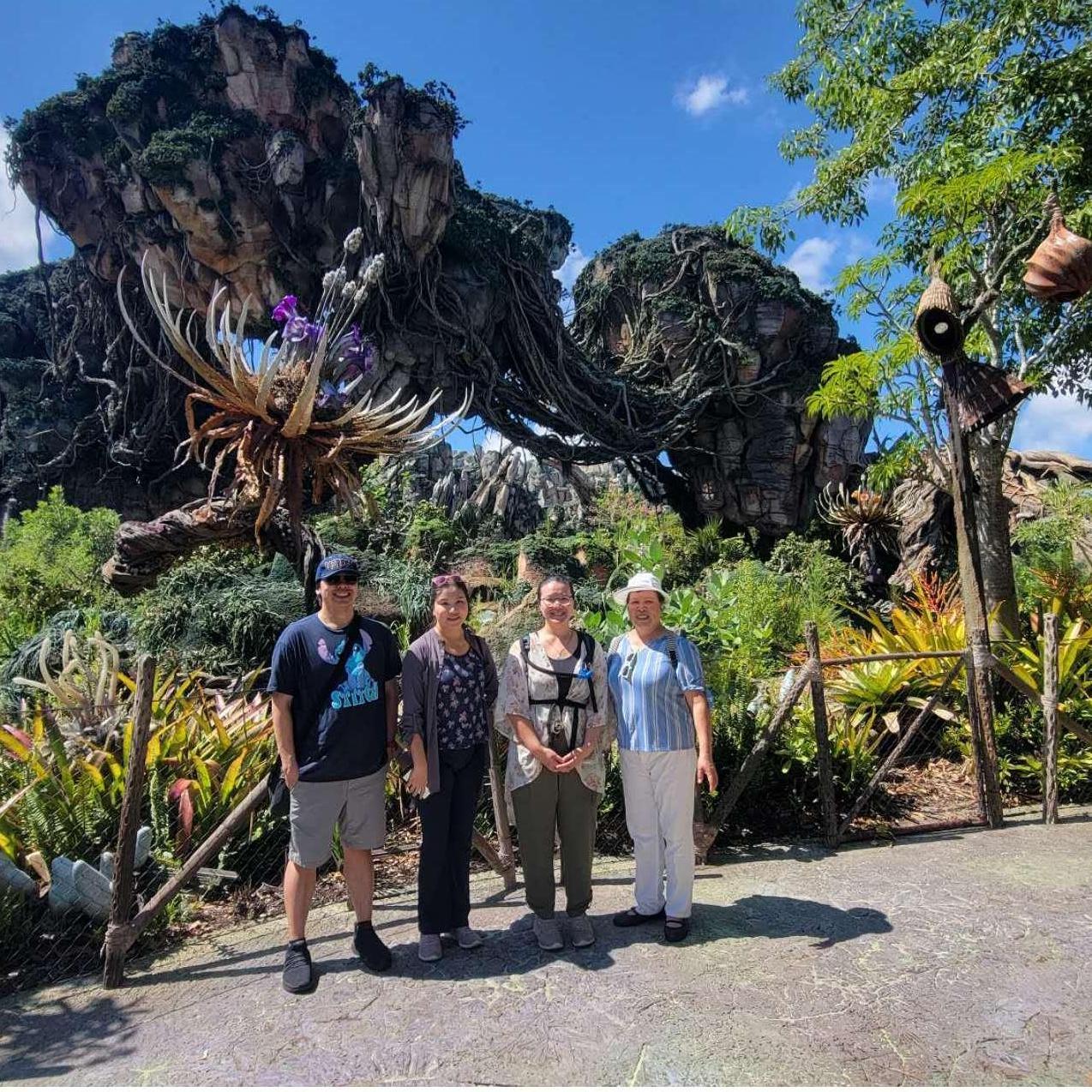 Alan and Becky's Family at Disney World Animal Kingdom