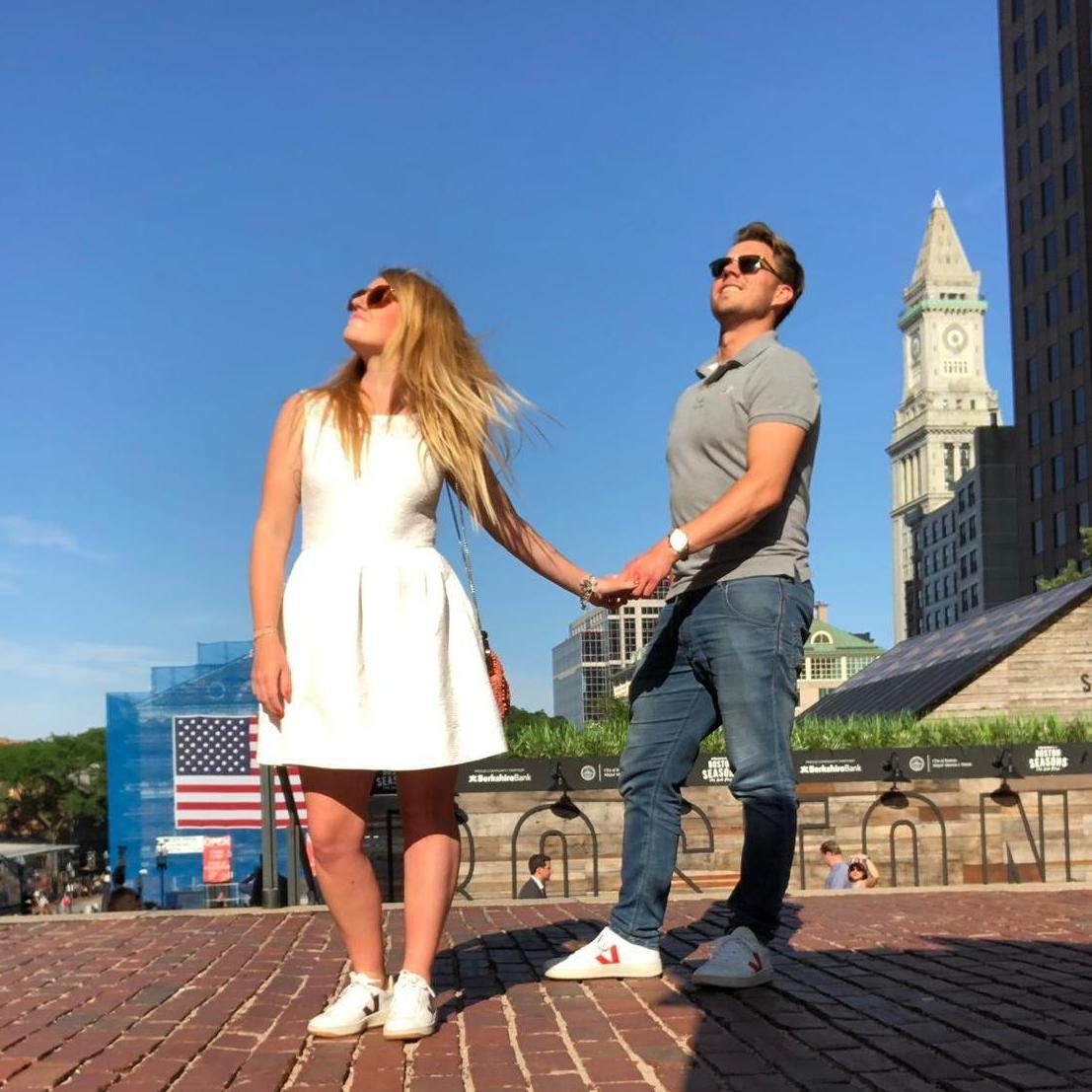 Boston was fun and full of love...
I was so happy when Dennis agreed to come with me to my cousin's wedding ! ;)