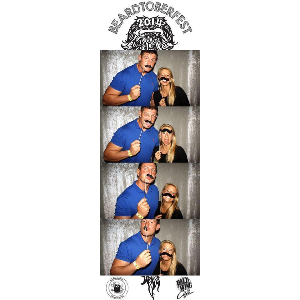I fell deeper this night having fun in a photo booth