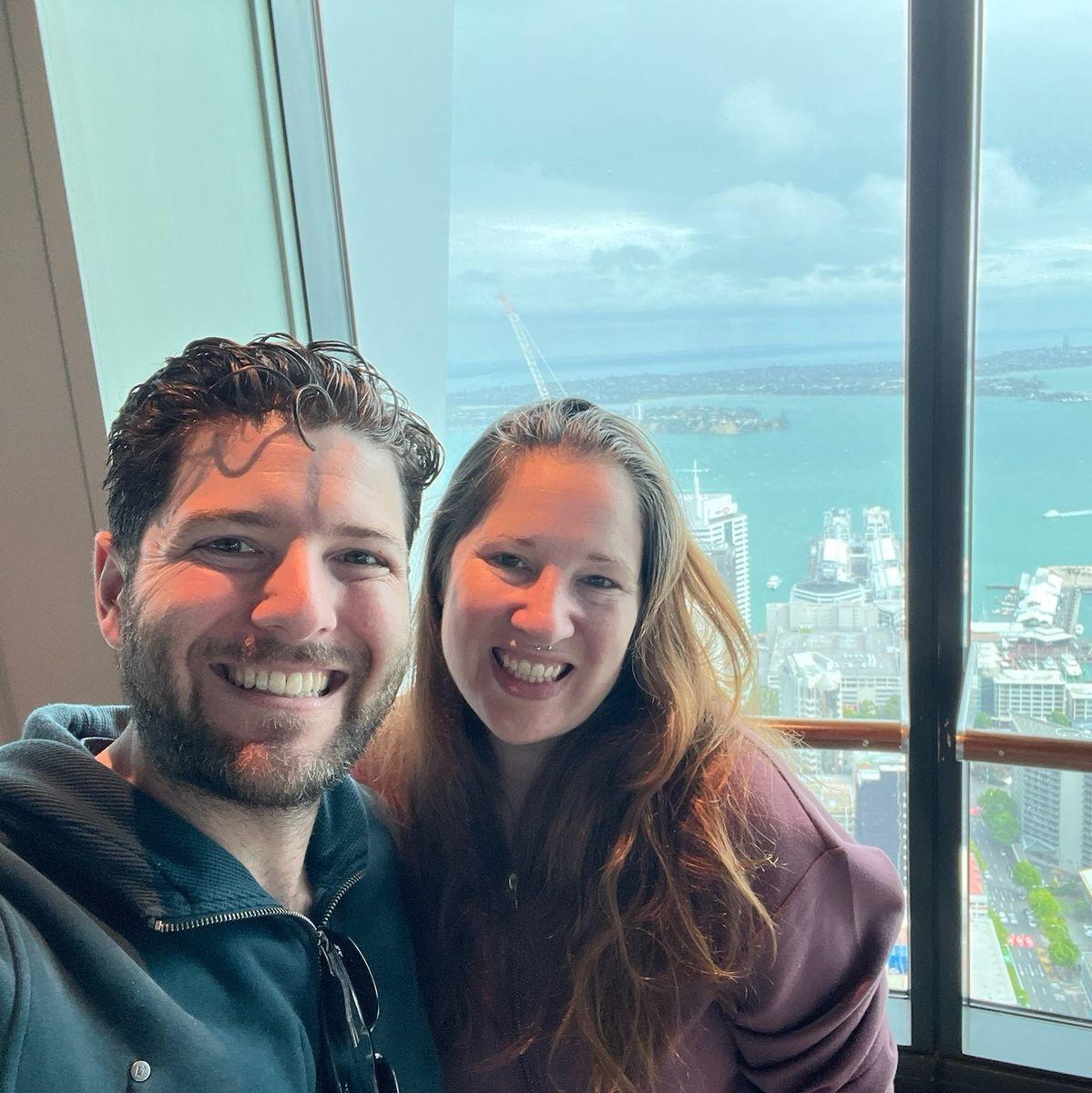 Sky Tower in Auckland, New Zealand - Dec 2023