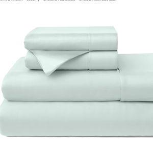 Cosy House Collection 100% Rayon Derived from Bamboo Bed Sheet Set - Cooling, Breathable, Silky Soft 4-Piece Deep Pocket Bedding Set (Queen, Mint Green)