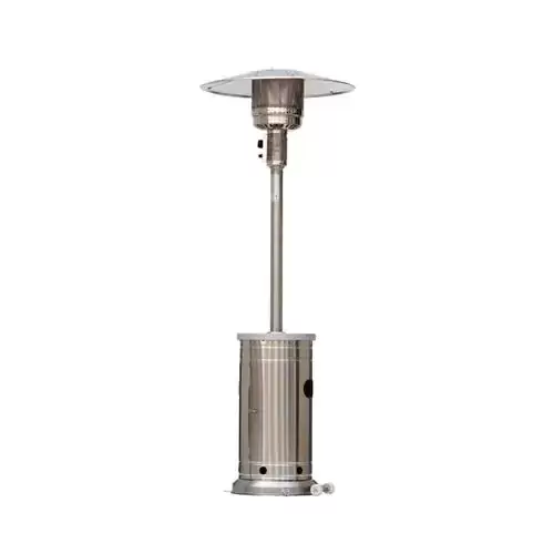 Garden Treasures 48000-BTU Stainless Steel Floorstanding Liquid Propane Patio Heater