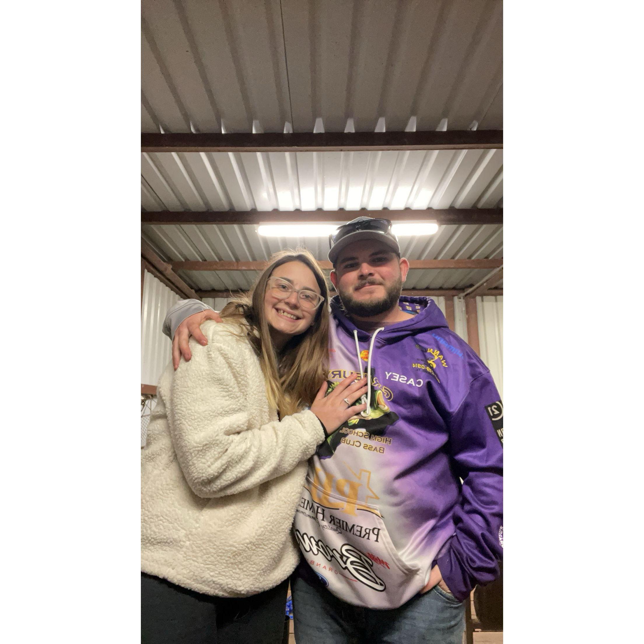 We got engaged!