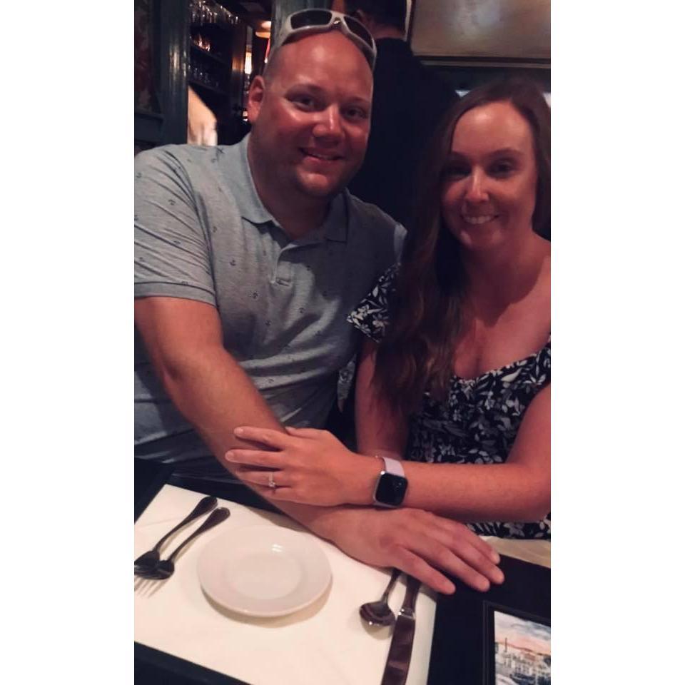 The night she said yes!