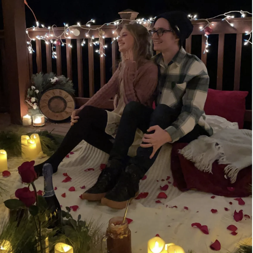 She said yes!