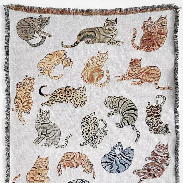 Olivia Wendel Cats Blanket