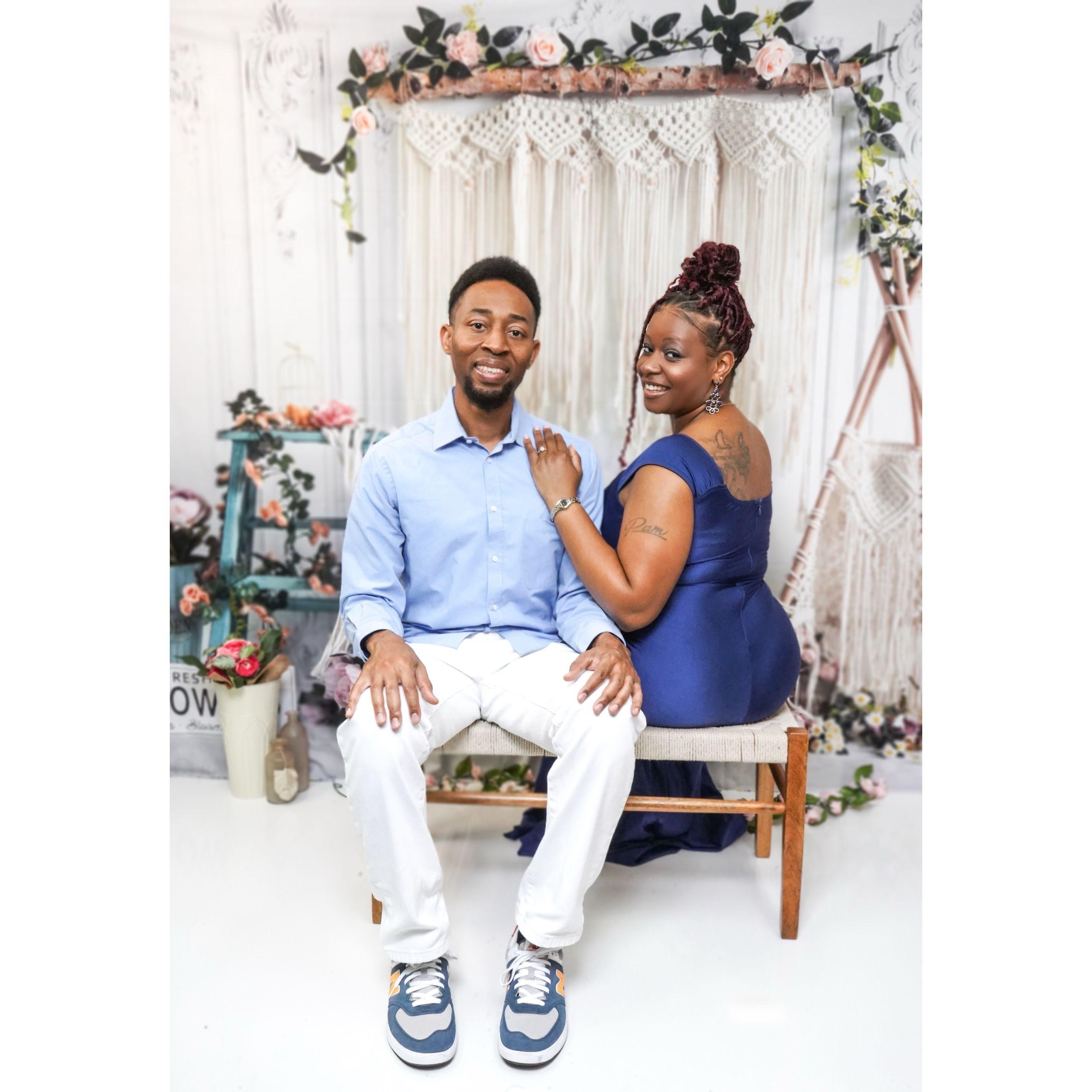 So geeked to spend the rest of our lives together! "I Do" Mr. Batiste