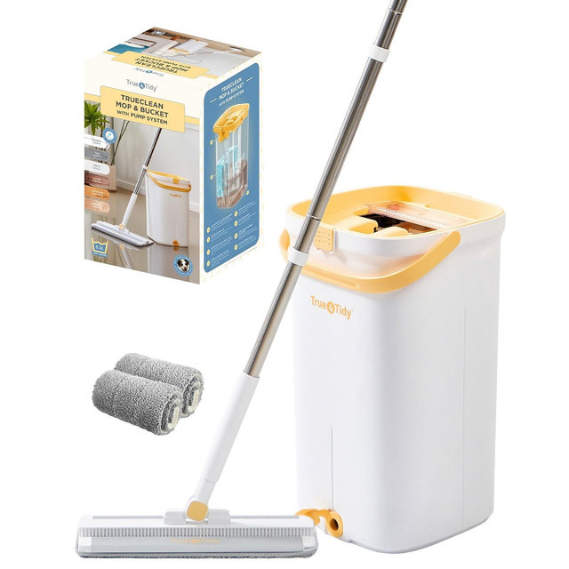True & Tidy True Clean Mop and Bucket with Pump System