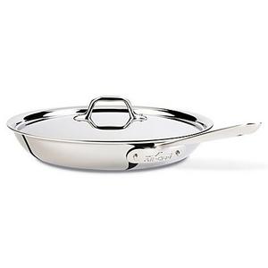 All-Clad Stainless Steel 12-Inch Fry Pan with Lid