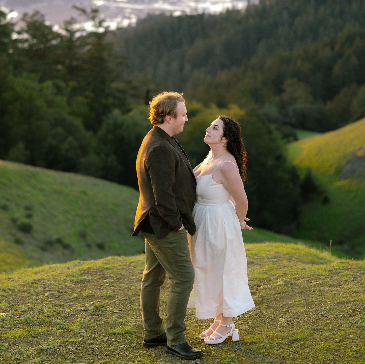 Our engagement photoshoot on Mt. Tamalpais.