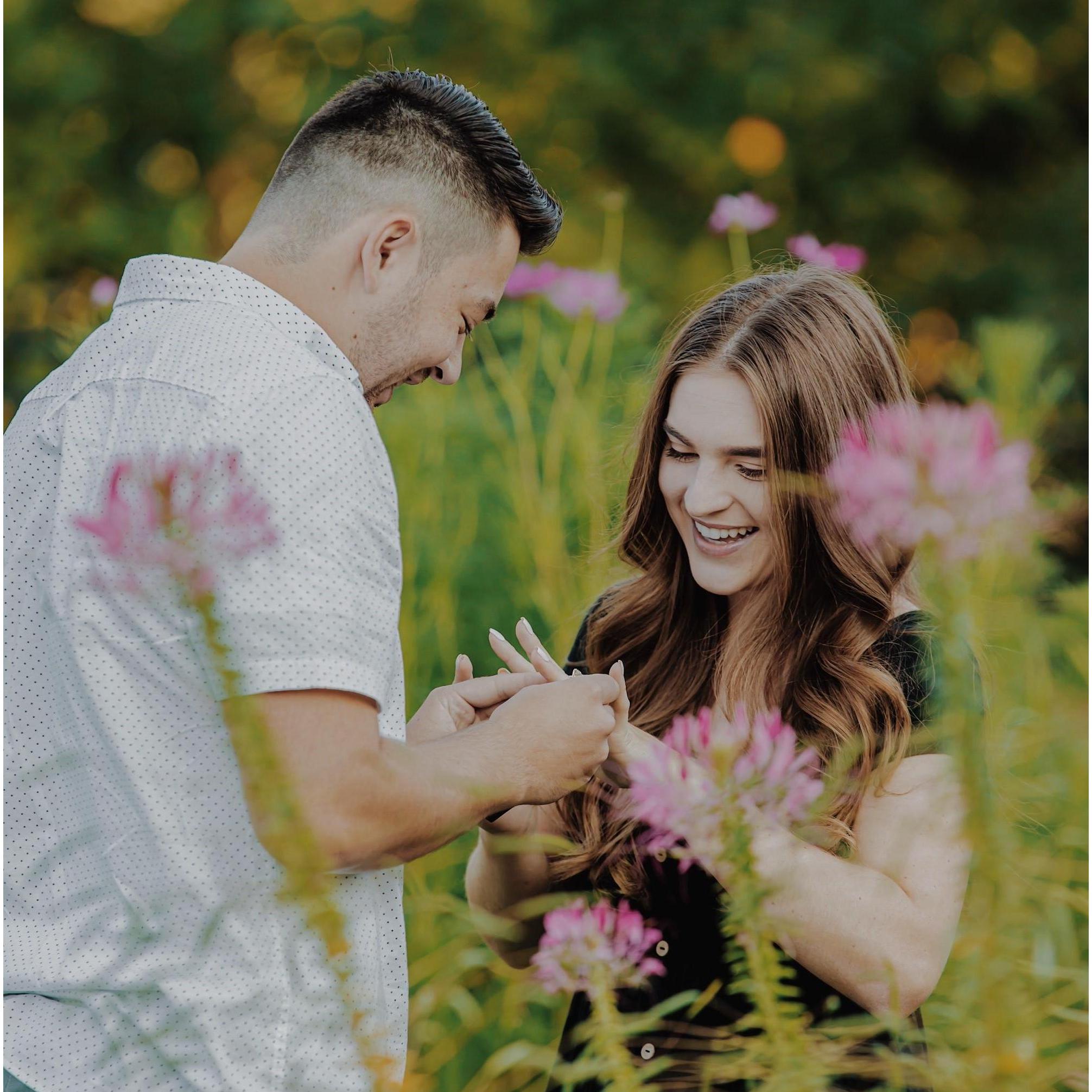 | September 2020 | Aaron proposes!
