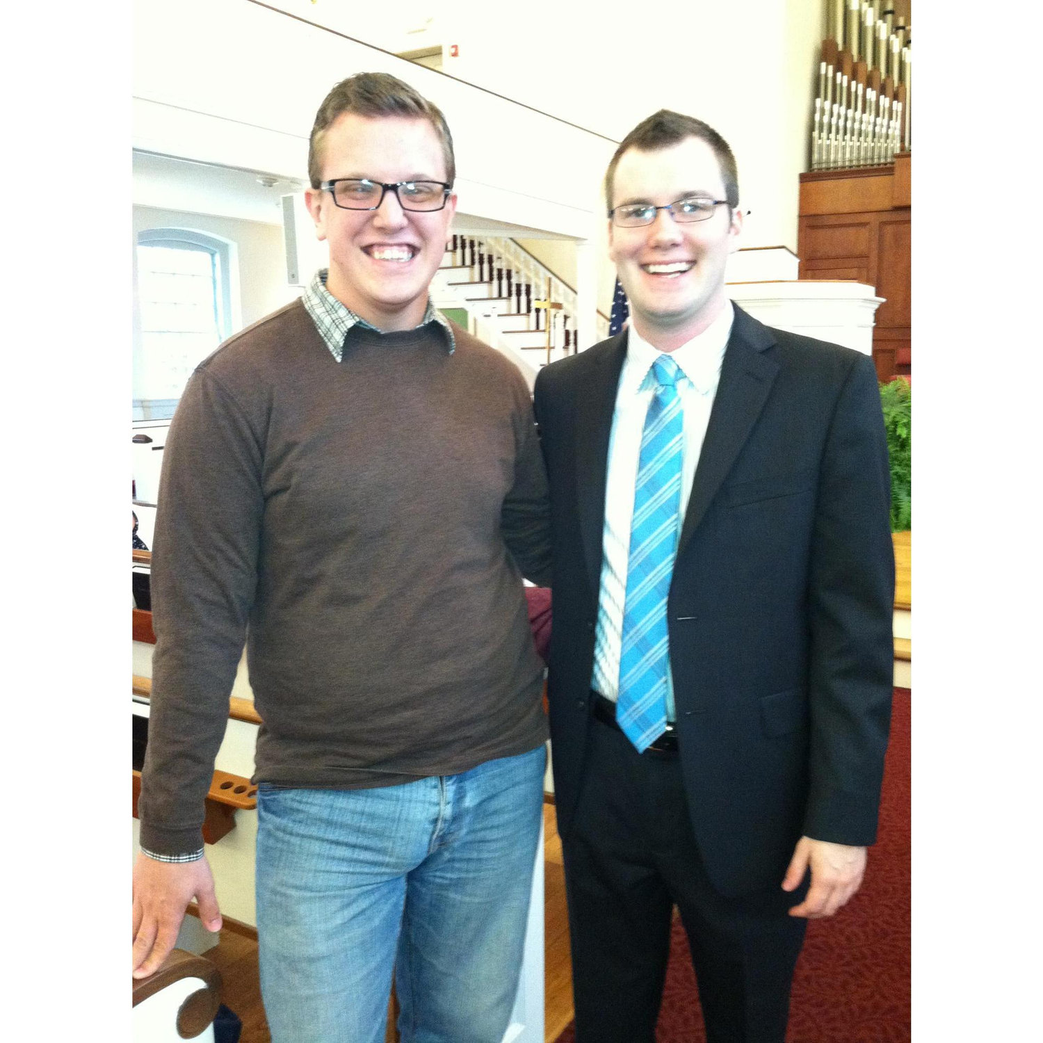 After Kyle's first Cleveland organ recital!