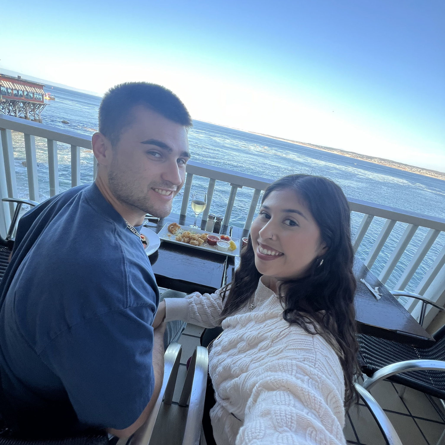 Monterey Oceanside restaurant view