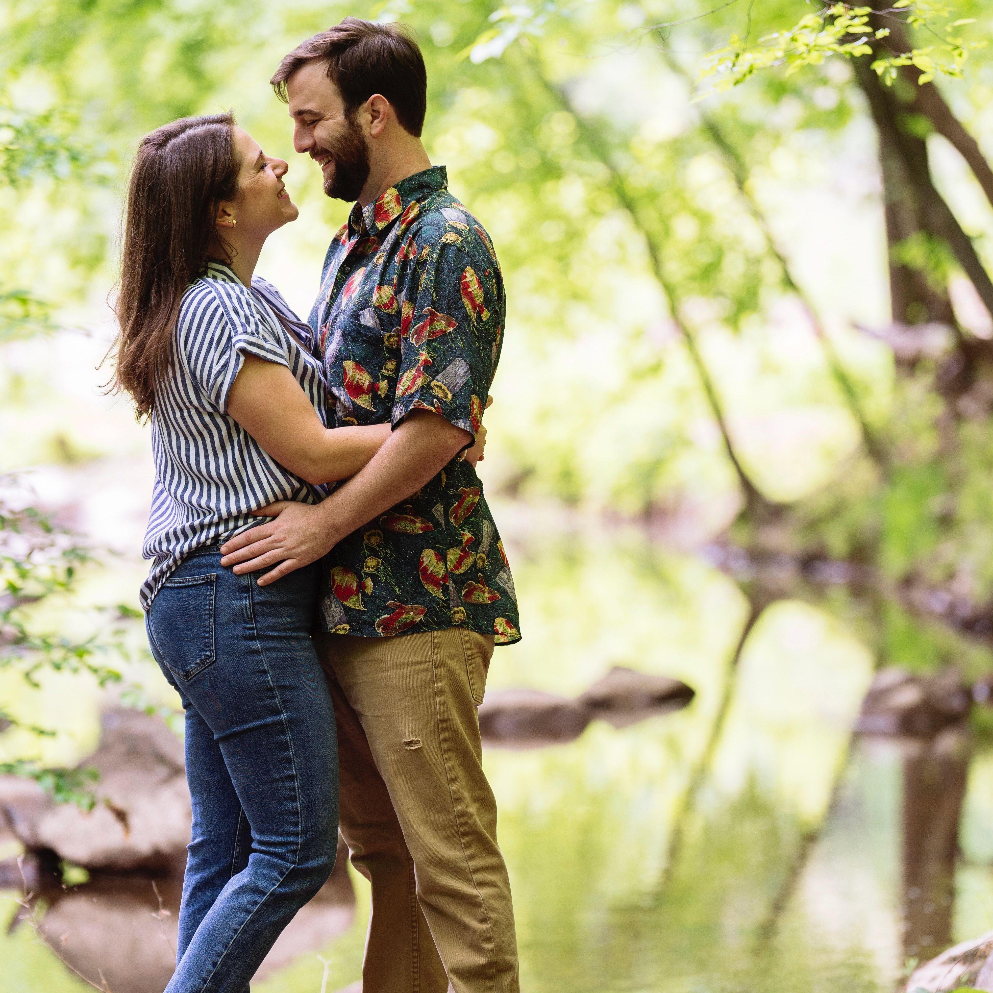 Engaged and in love