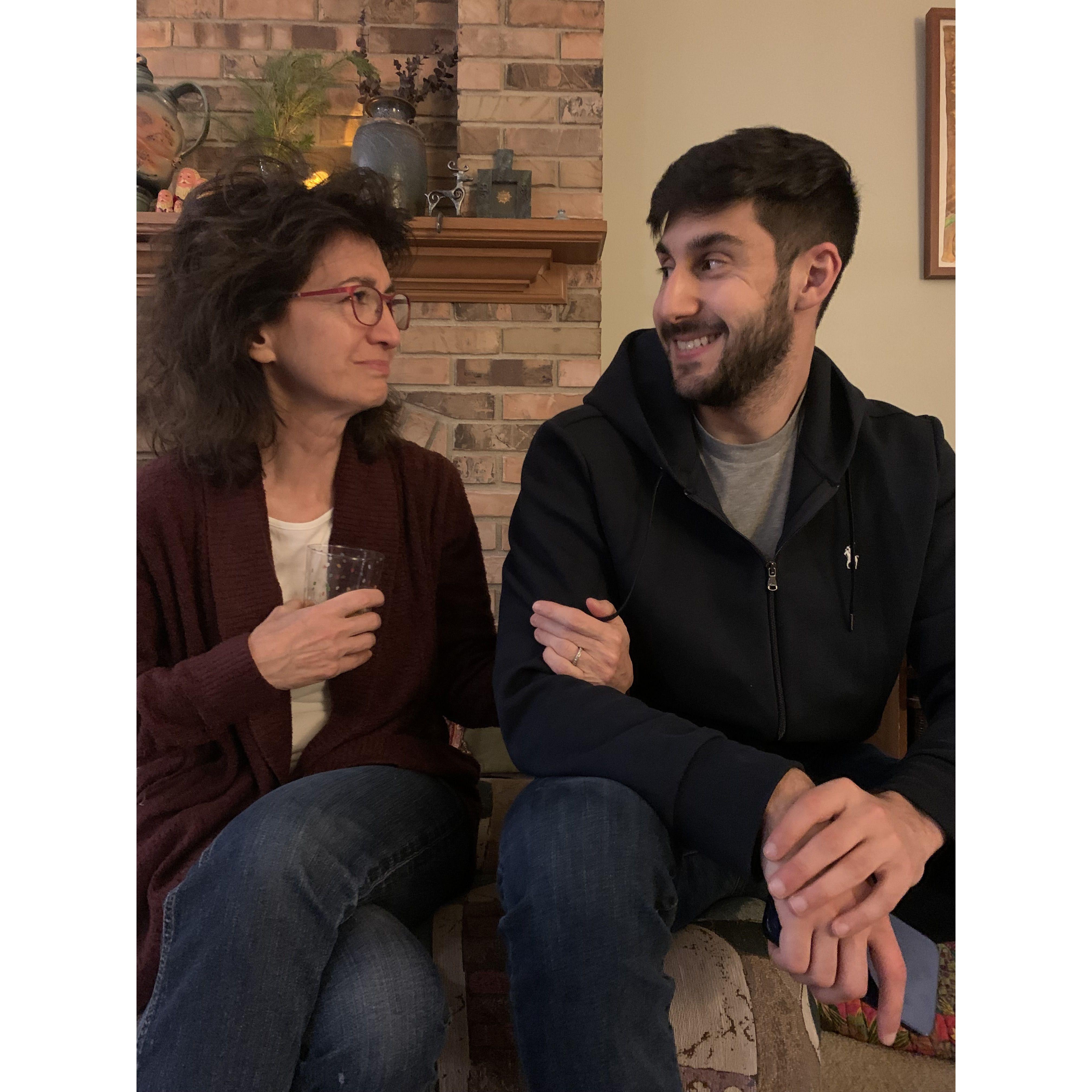 Jake had just told Molly's mom he was saving up for a ring.