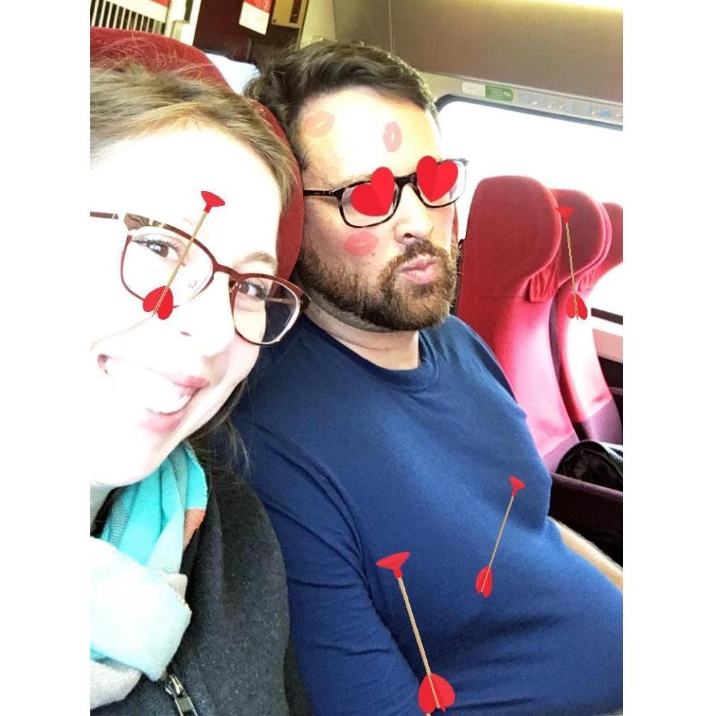 Andrew and Joy went to Amsterdam, Paris, and a surprise overnight detour to Munich in October 2019. They took a high speed train through Brussels on the way to Paris.