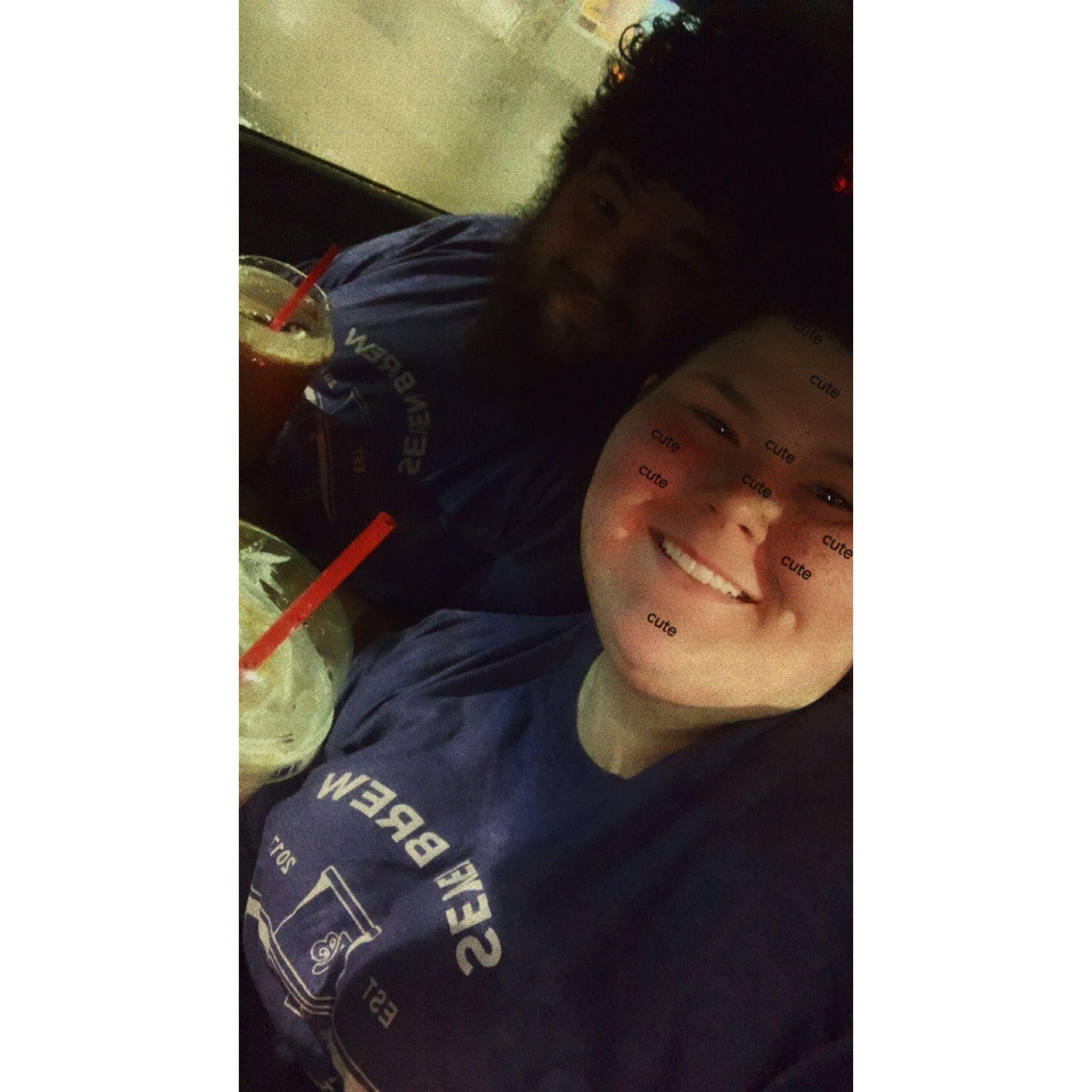 7Brew grand opening! We got our t-shirts!!