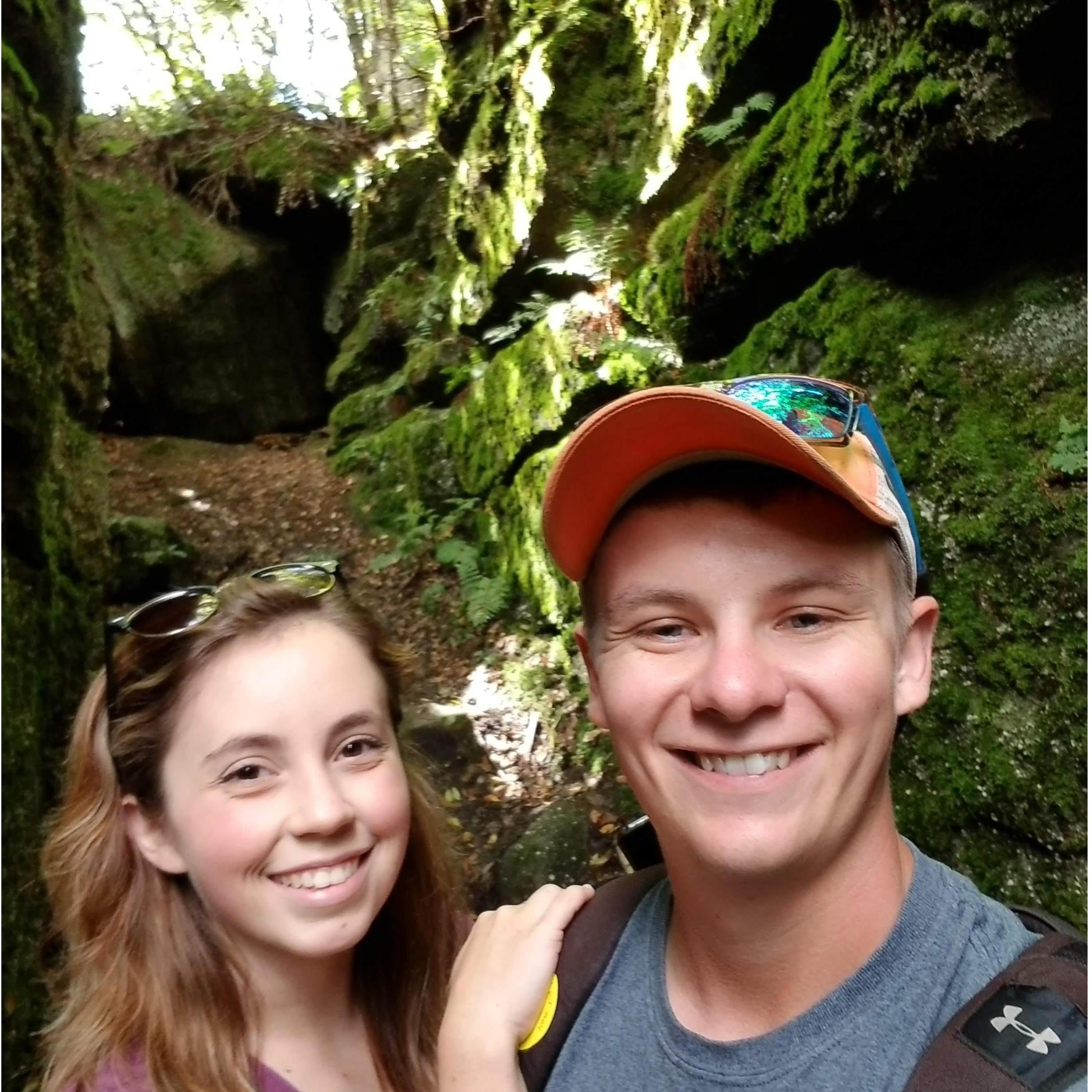 Adventure to Rock City Park while Trevor was living in Olean