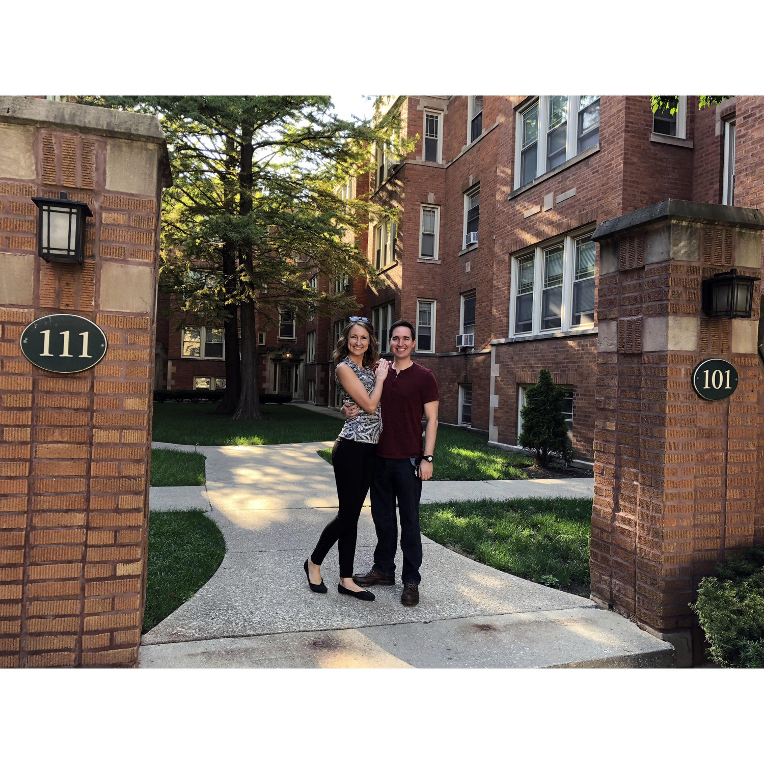 Moving out of our first apartment in Oak Park, IL - 08/2018