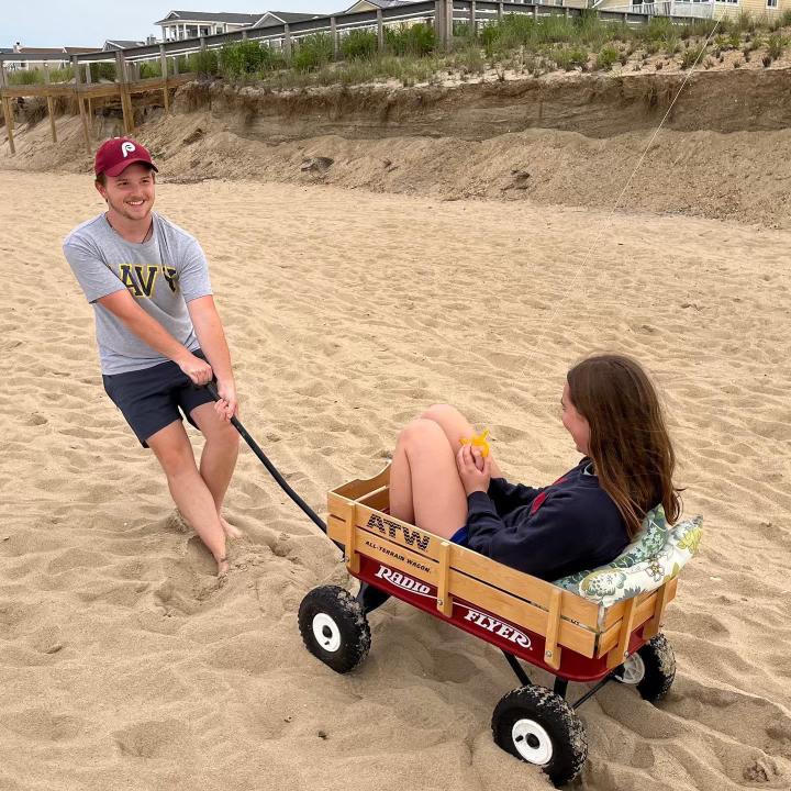 Rolling along on the annual Reindl trip to the beach!