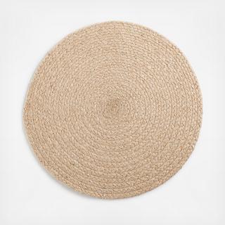 Lucky Brand - Chevron Metallic Round Placemat