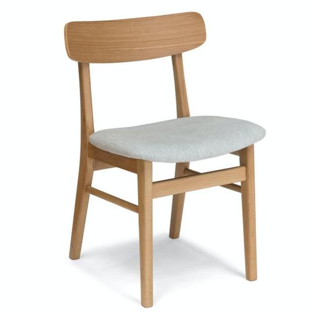 Ecole Mist Gray Oak Dining Chair