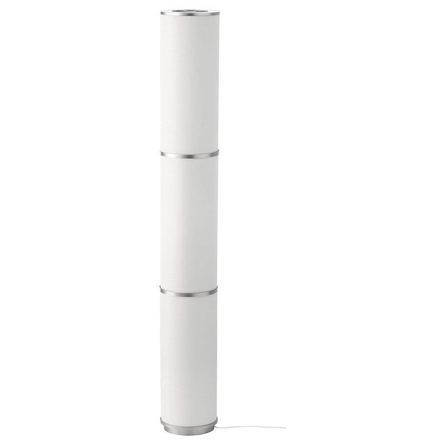 IKEA Vidja Standing Floor Lamp And 6 Bulbs; Round White