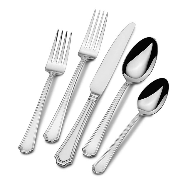 Pfaltzgraff Carleigh 20-Piece Stainless Steel Flatware Set, Service for 4