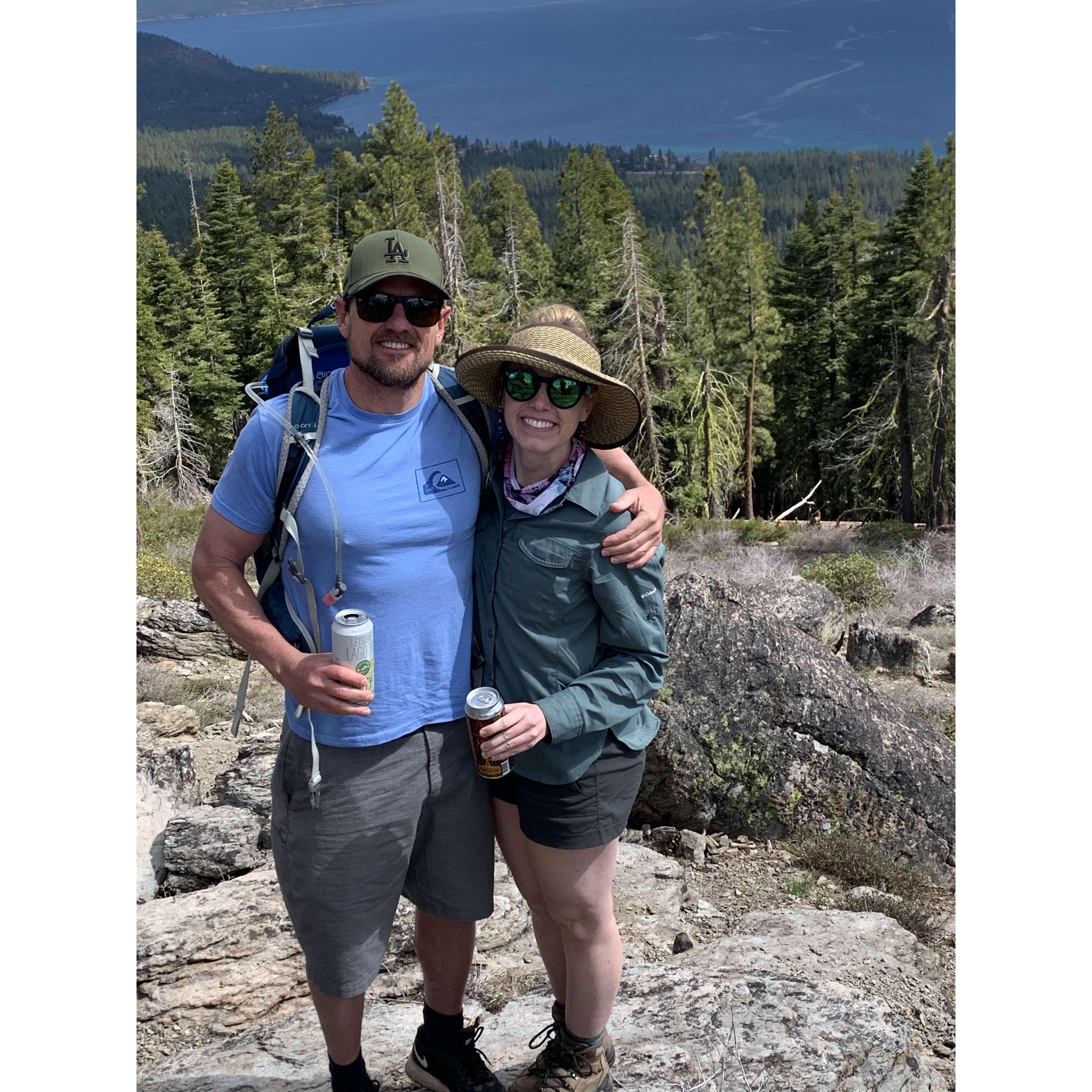 Hike to Picnic Rock overlooking Lake Tahoe