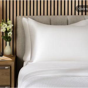 Silk Pillowcase 100% mulberry silk helps protect hair and skin while you sleep