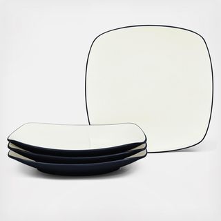 Colorwave Square Dinner Plate, Set of 4