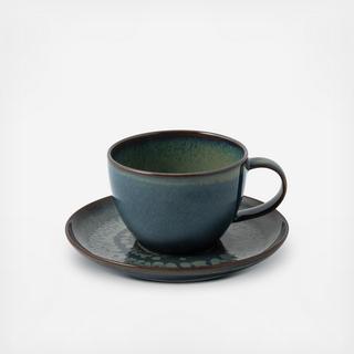 Crafted 8-Piece Coffee Cup & Saucer Set