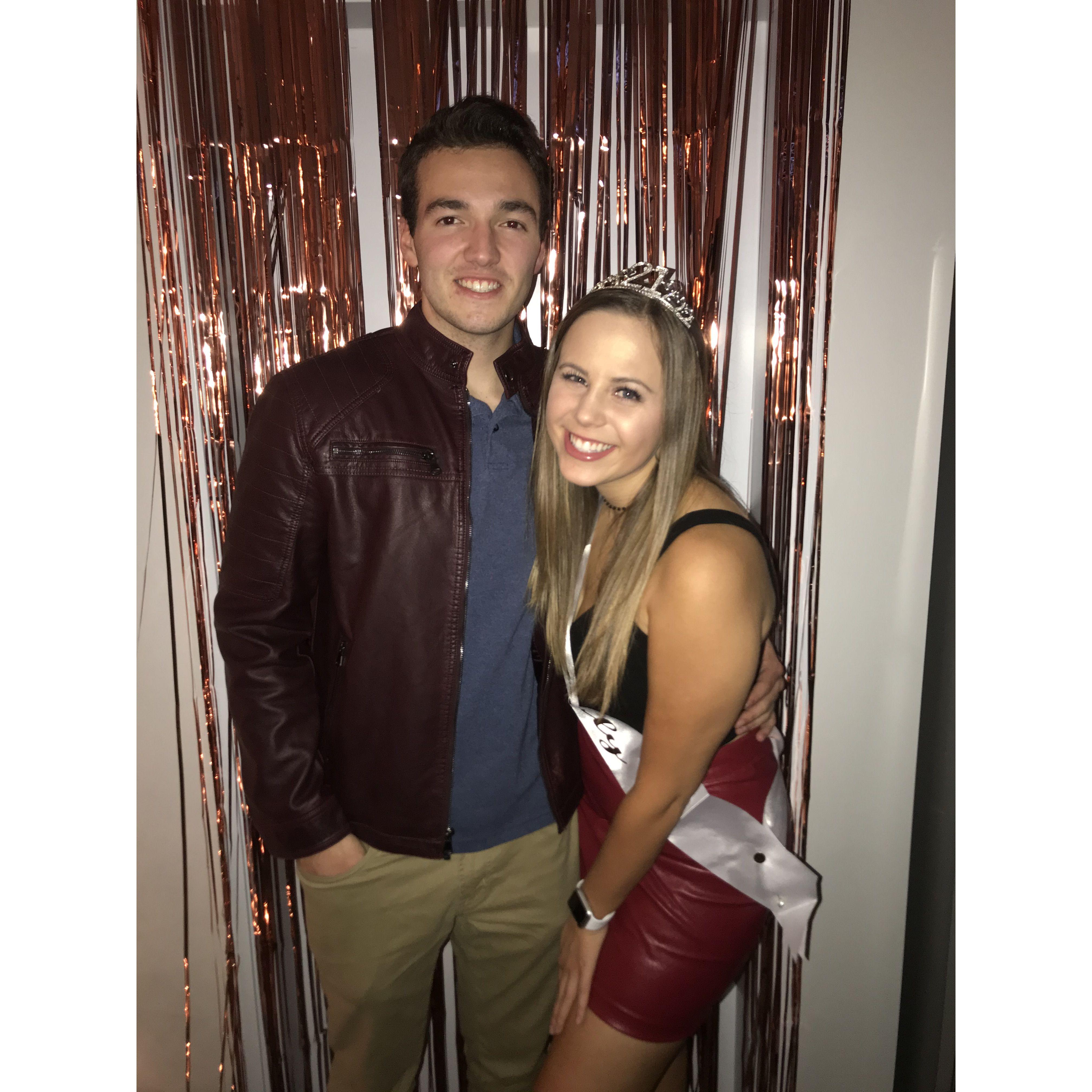 Alyssa's 21st Birthday (although Jake spent the night with the stomach flu)!