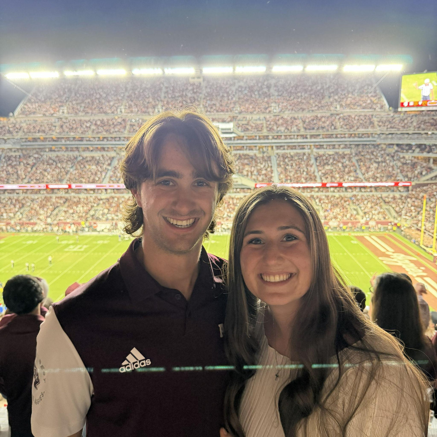 October 2025: Us at an aggie football game!