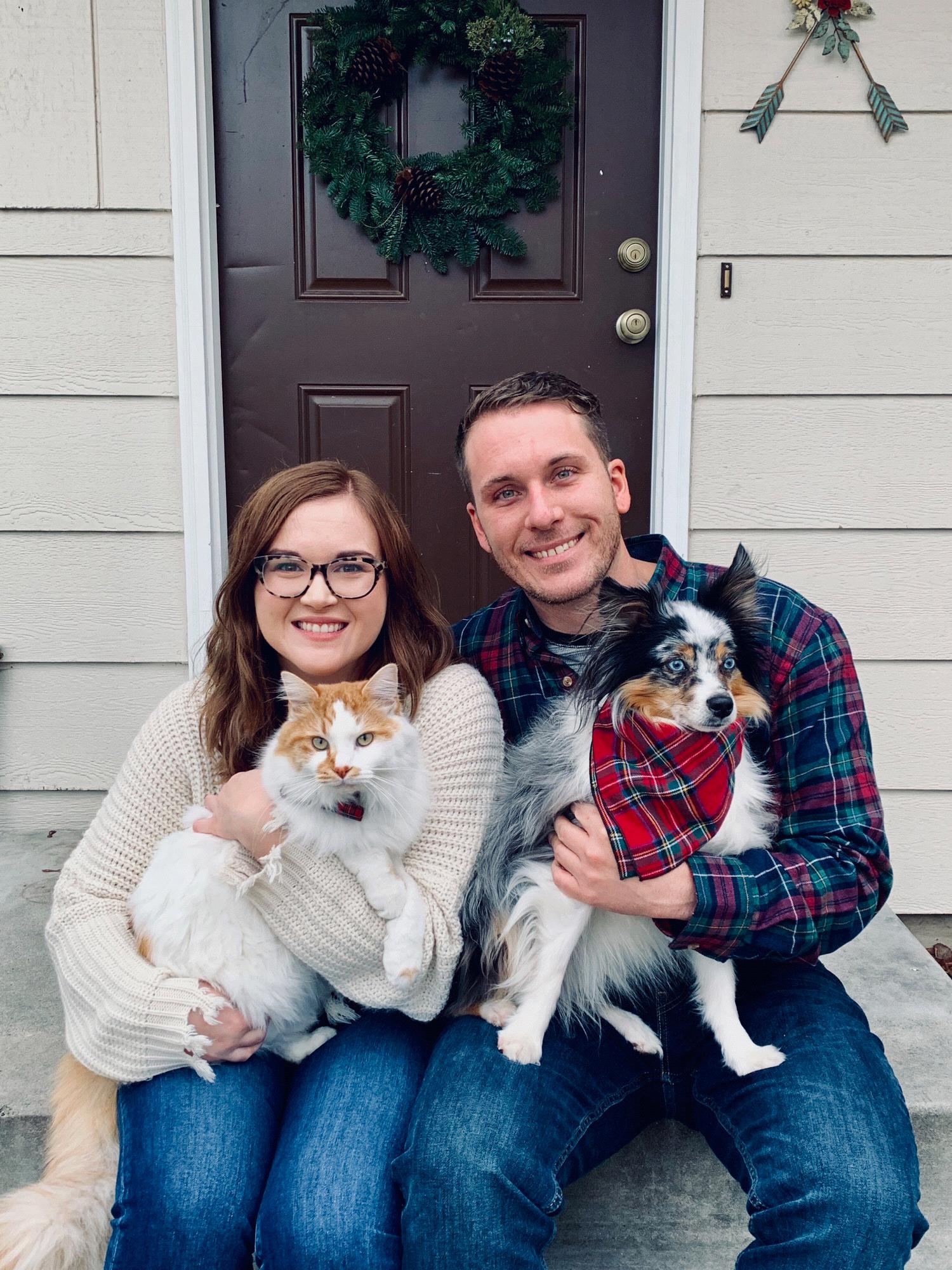 Our first Christmas together in 2018!