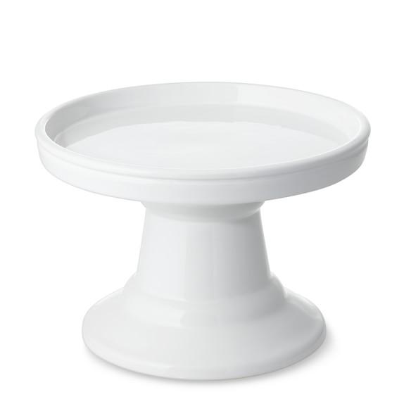 Ceramic Beverage Dispenser Base, White